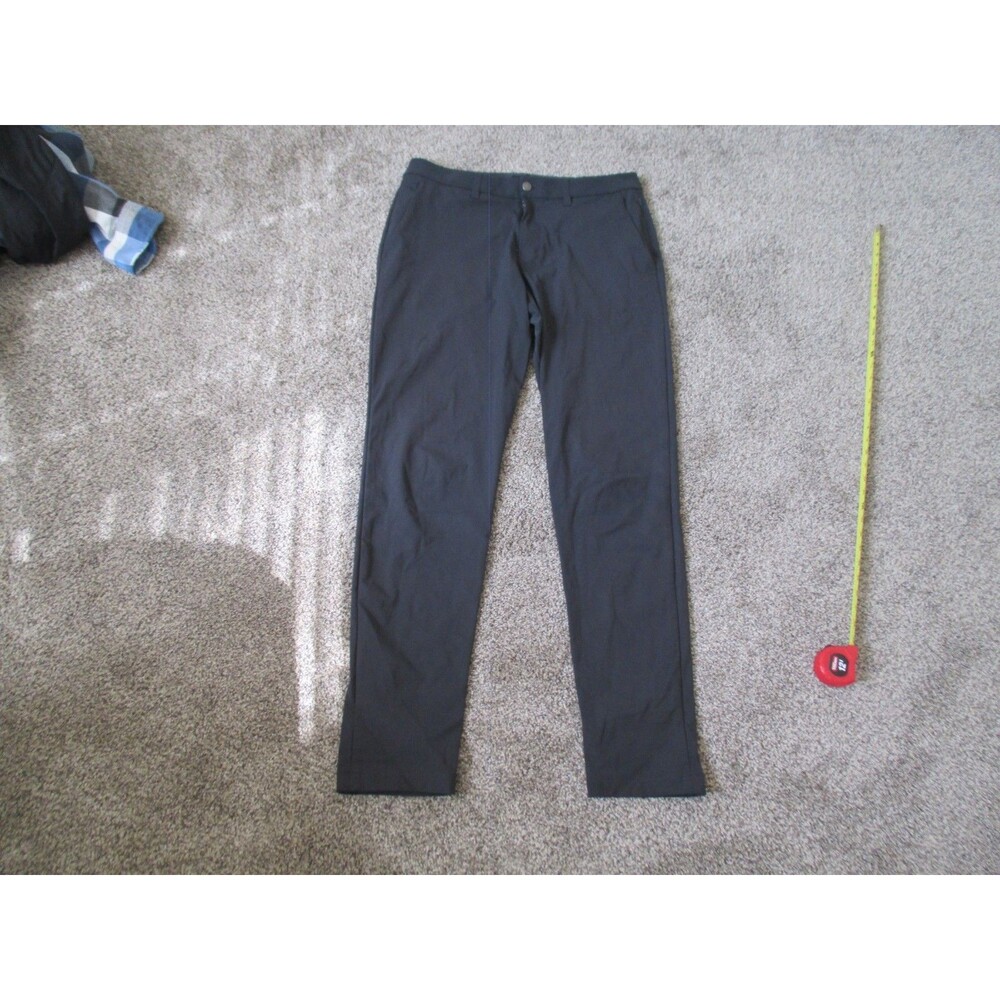 Lululemon Commissioner pant mens 34x 34 grey Stretch